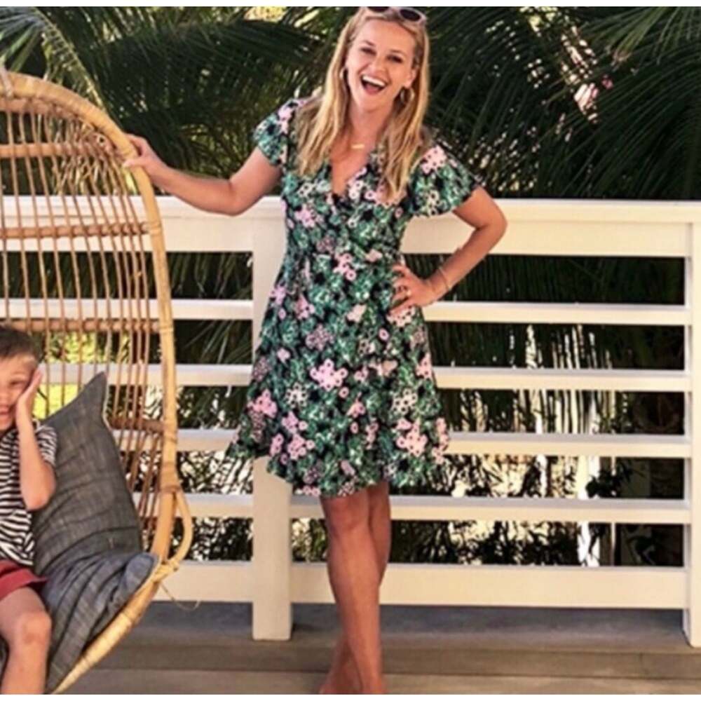 Draper James By Reese Witherspoon Wrap Dress Size Medium